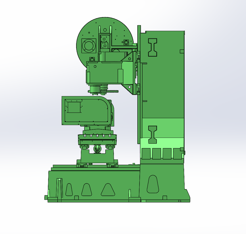 五轴立式机床液压系统（SW+CAD+说明）